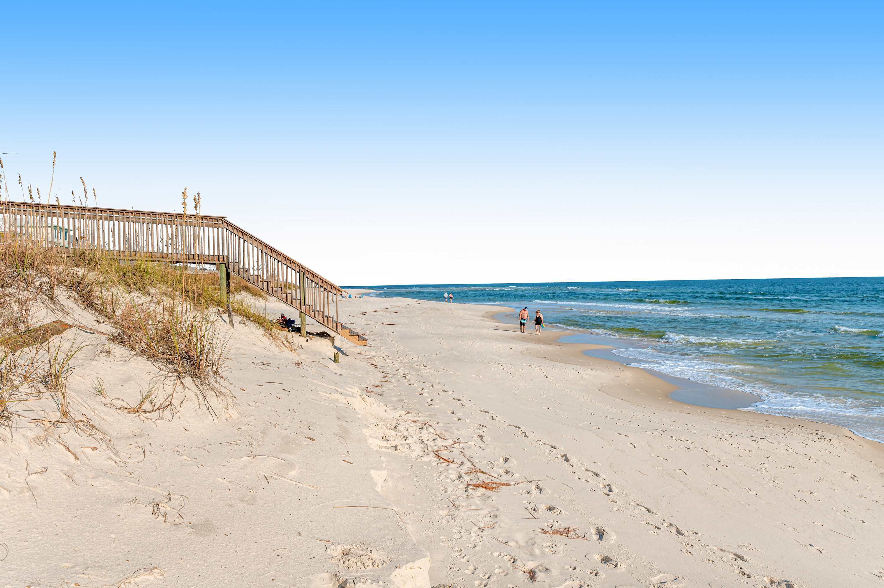 On the beach