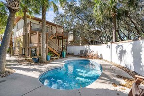 Pool - Private home in a golf community with wraparound porch and a pool shared with the adjacent sister property (Gulf Shores)