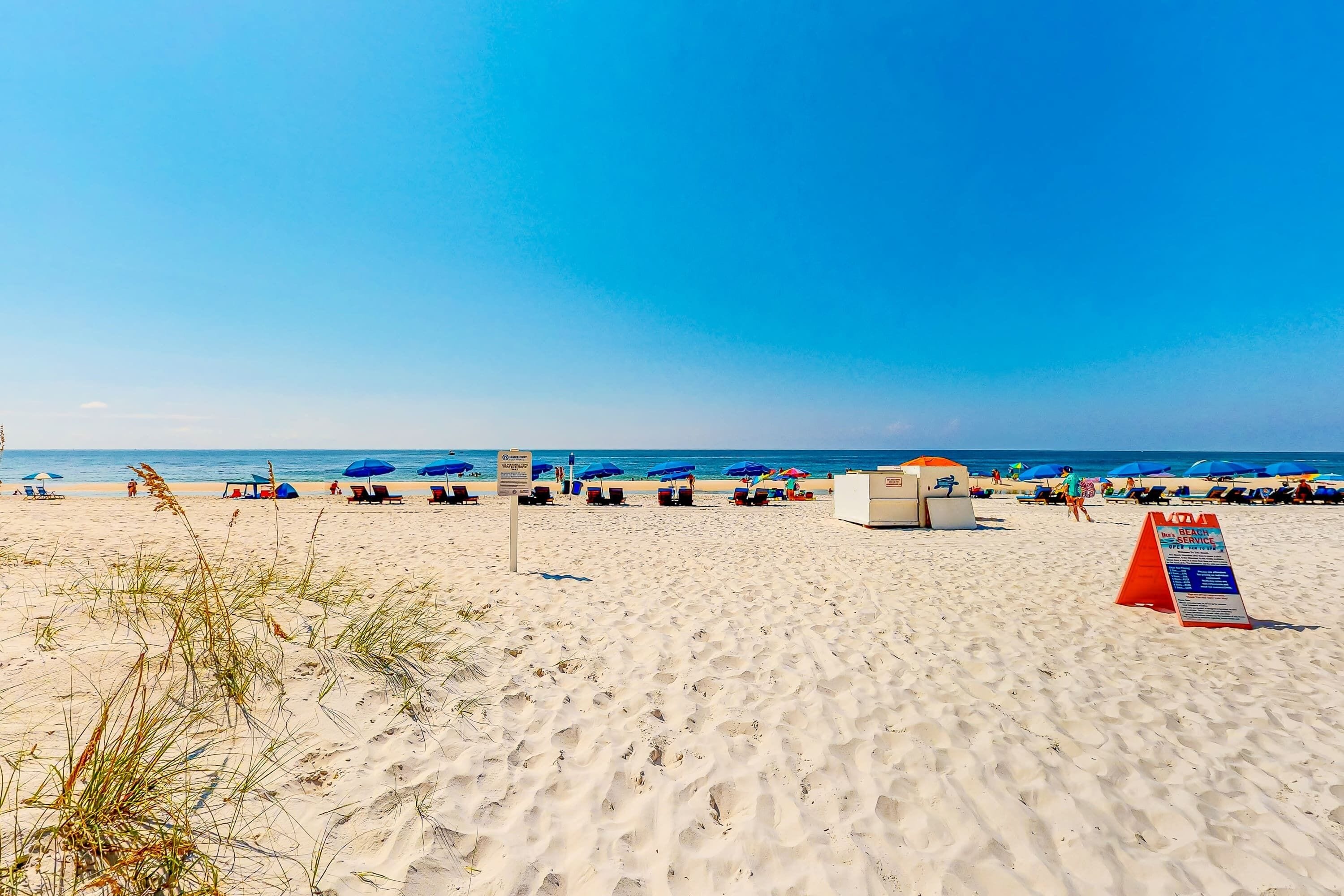 On the beach