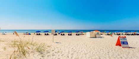 On the beach