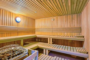 Sauna - Ocean-view condo w/skywalk to beach, indoor/outdoor pools, lazy river, WiFi, W/D (Gulf Shores)