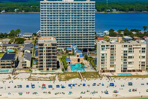 Exterior - Ocean-view condo w/skywalk to beach, indoor/outdoor pools, lazy river, WiFi, W/D (Gulf Shores)