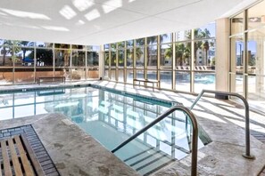 Pool - Gorgeous Gulf view condo with indoor,outdoor pools, hot tubs, gym, & balconies (Gulf Shores)
