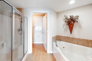 Shower, towels