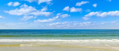 On the beach