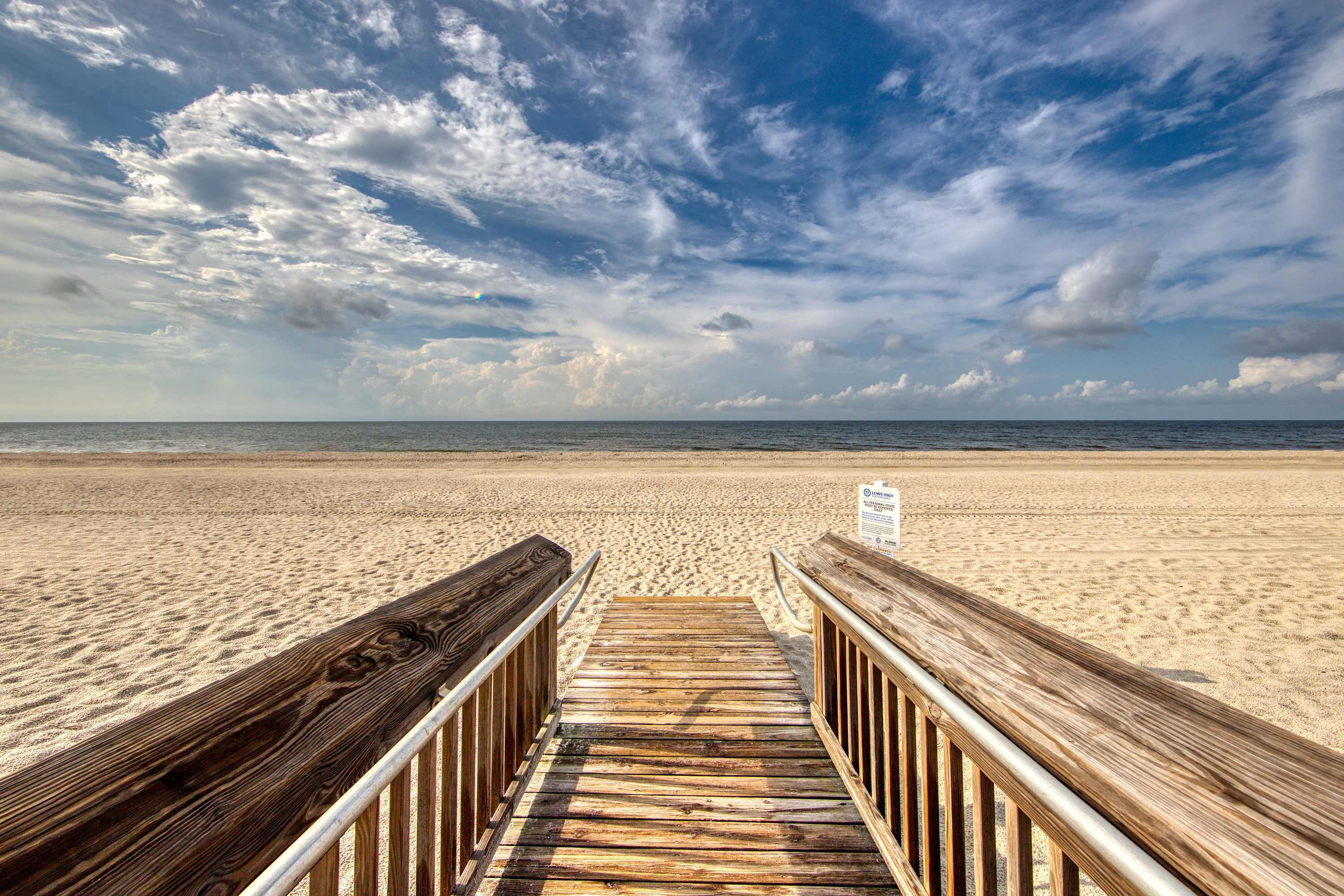 Beach nearby