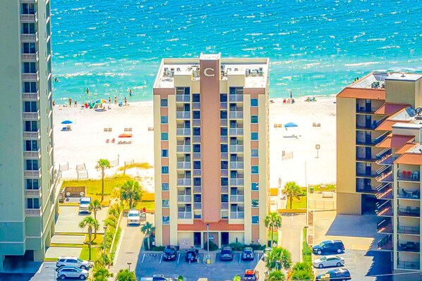 Exterior - 2nd-floor Gulf-front condo with amazing beach views, balcony, outdoor pool & W/D (Gulf Shores)