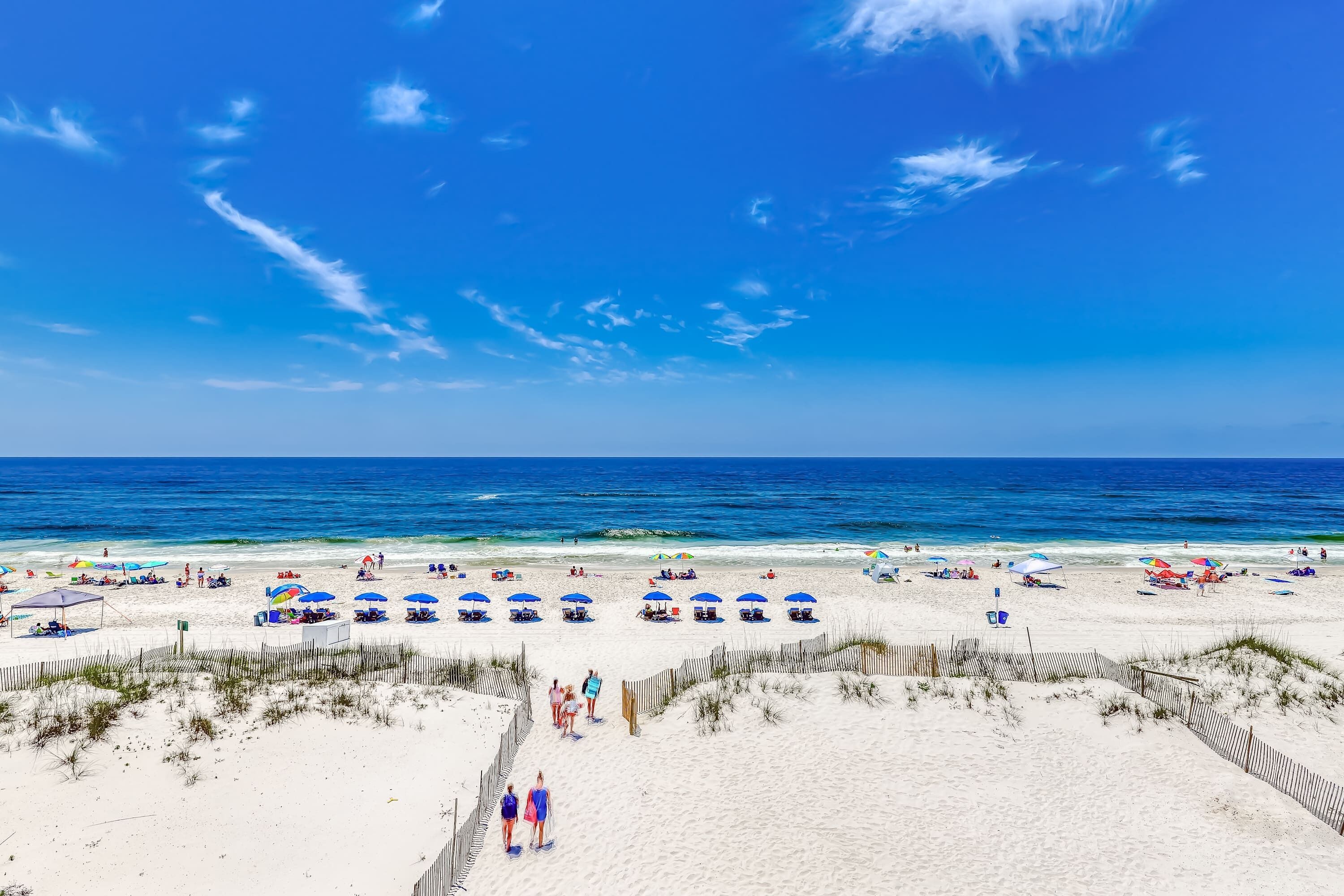 Vlak bij het strand