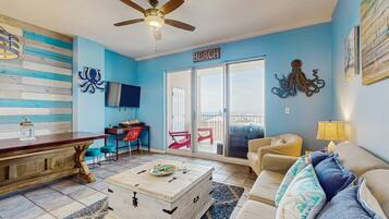TV, DVD player, offices