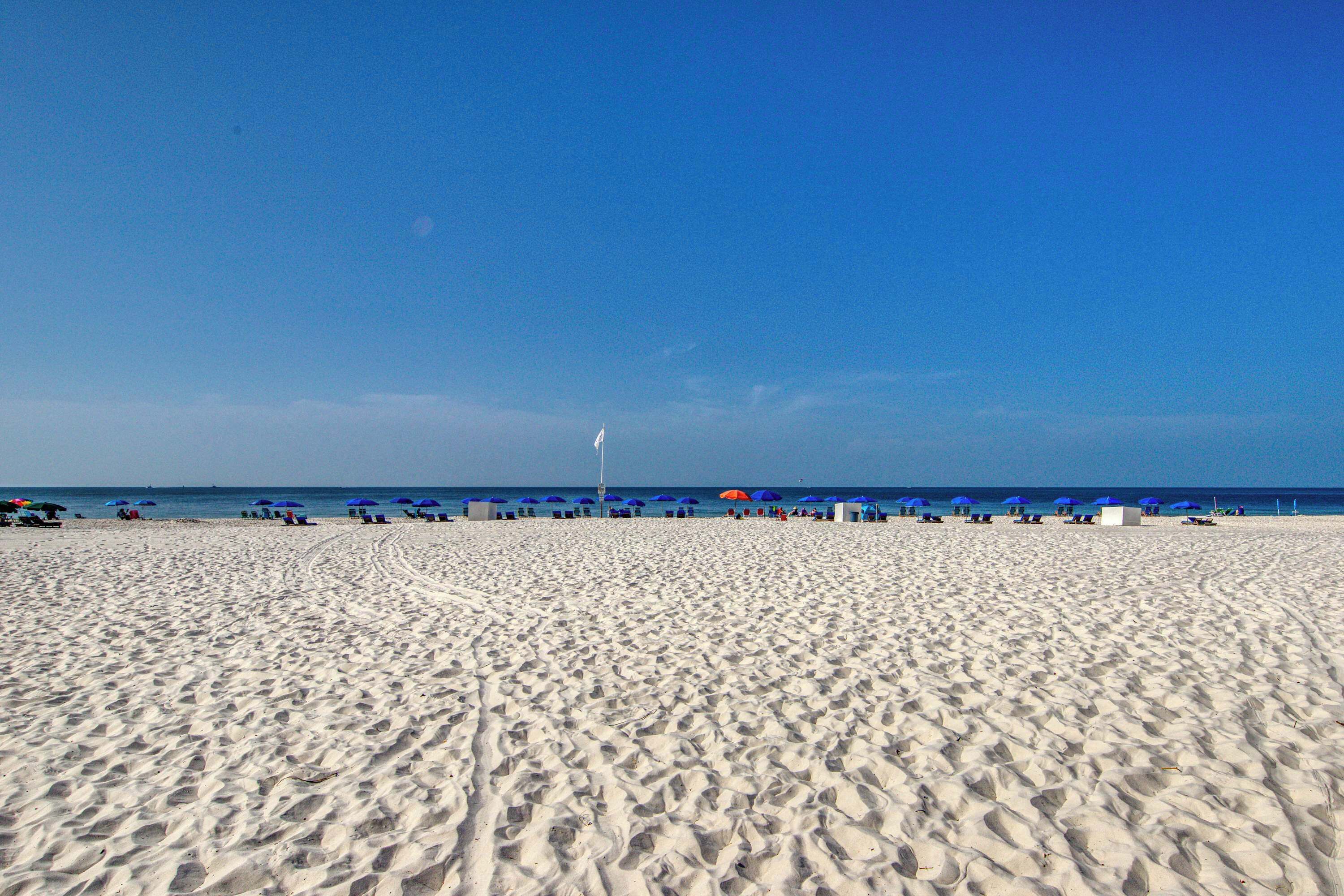 On the beach