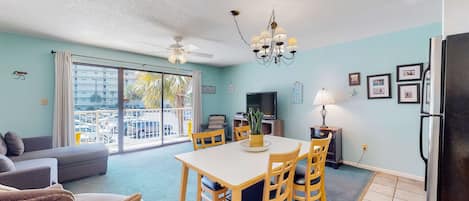 TV, DVD player, offices