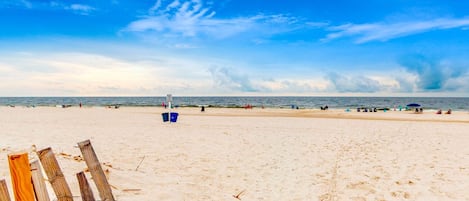 On the beach