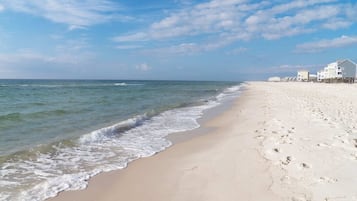 On the beach