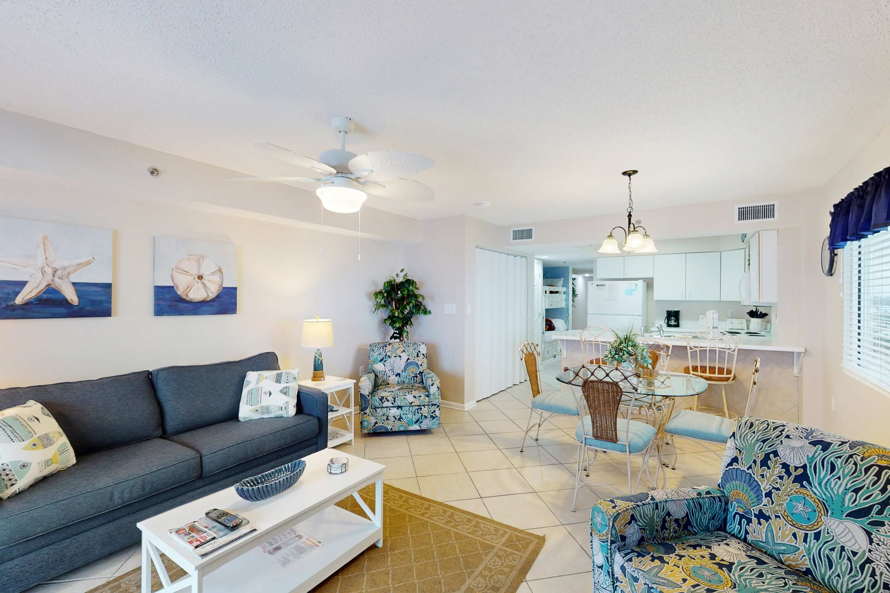 TV, DVD player, offices