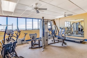 Fitness facility - Gulf-front fourteenth-floor condo with pools, hot tub & great view (Orange Beach)