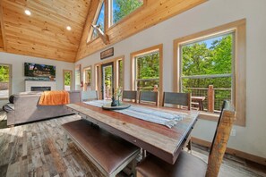Dining - Mountain Majesty: Views, Hot Tub, Games, Theater! (Sevierville)