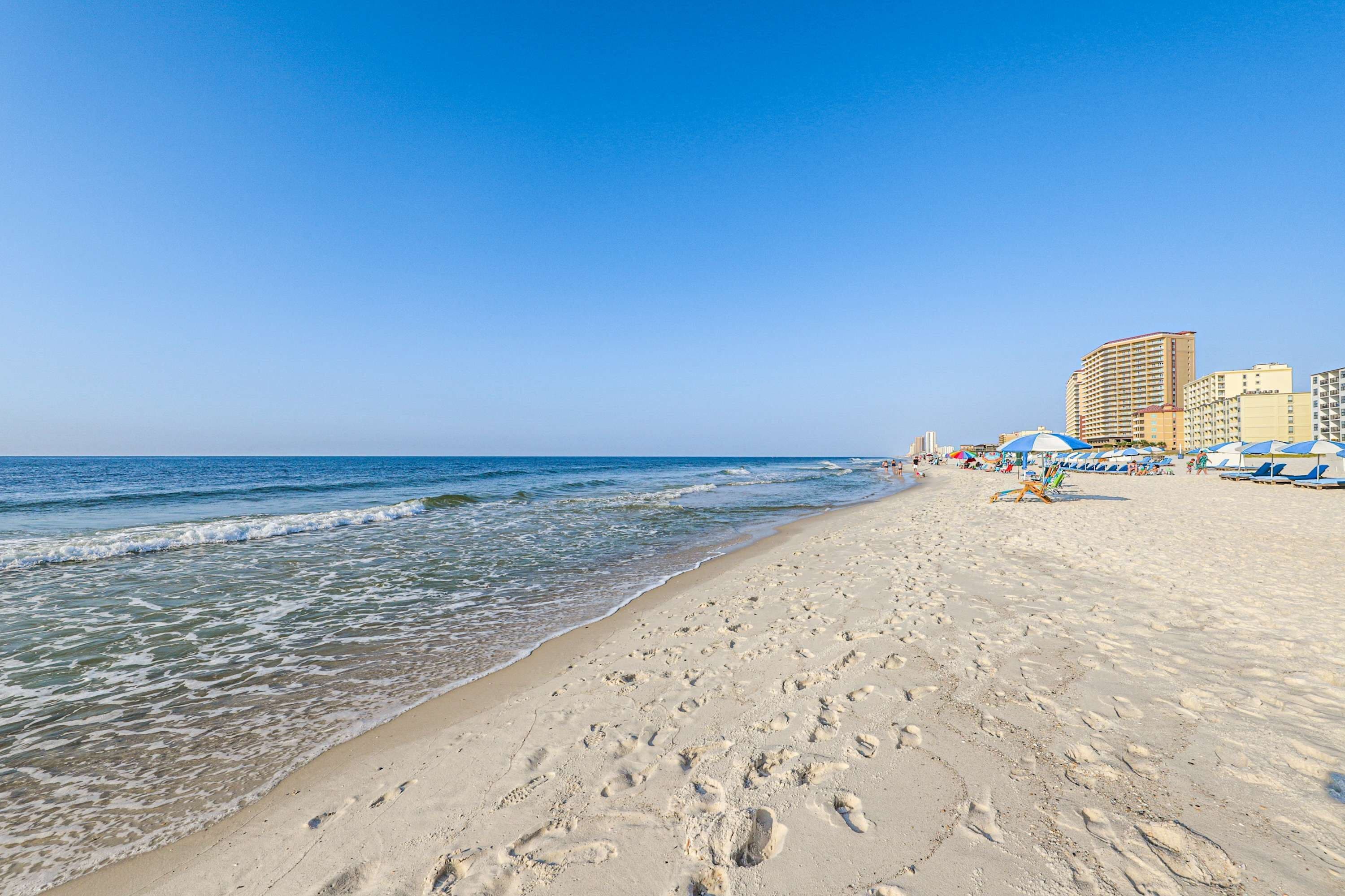 On the beach