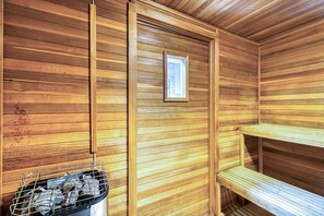 Sauna - Pool view studio with onsite sauna, beach access, hot tub, and gym (Gulf Shores)