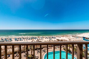 Property grounds - Gulf-front retreat with great view, balcony, pools, lazy river, & hot tubs (Orange Beach)