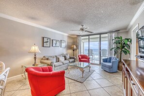 TV, DVD player - Waterfront condo w/ open layout, Gulf views, indoor & outdoor pools, & hot tub (Orange Beach)