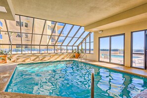 Pool - Gulf Front ground floor condo with fishing pier and indoor and outdoor pools (Orange Beach)