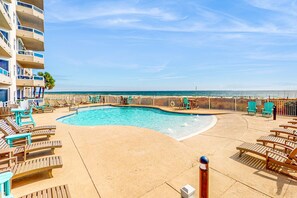Pool - Gulf-front condo w/ beach access, indoor/outdoor pool, & tennis courts (Orange Beach)