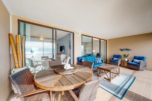 Interior - Inviting Gulf-front condo with hot tub, pool & spacious, furnished balcony (Orange Beach)