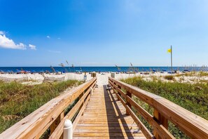 Beach nearby - White Caps | Beachfront | Pools, Hot Tub & Tennis | Gulf-View Balcony (Orange Beach)