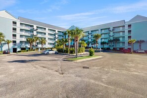 Exterior - Beach resort condo with patio, central AC, WiFi, on-site pool, & beach access (Orange Beach)