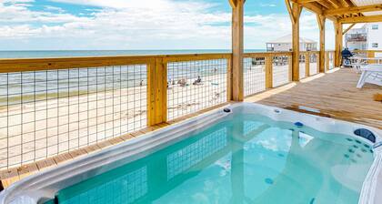 Gulf Front Paradise - Swim Spa, Dolphin Spotting, and Beach at Your Doorstep