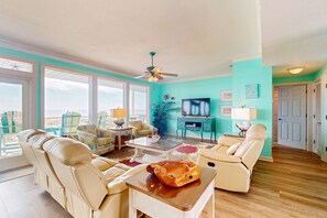 TV, DVD player - Dog-Friendly & Attractive Beach House w/Private Pool, Free WiFi, Central AC (Gulf Shores)