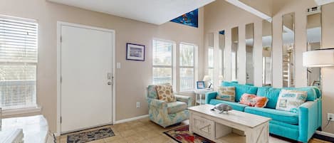 TV, DVD player, offices