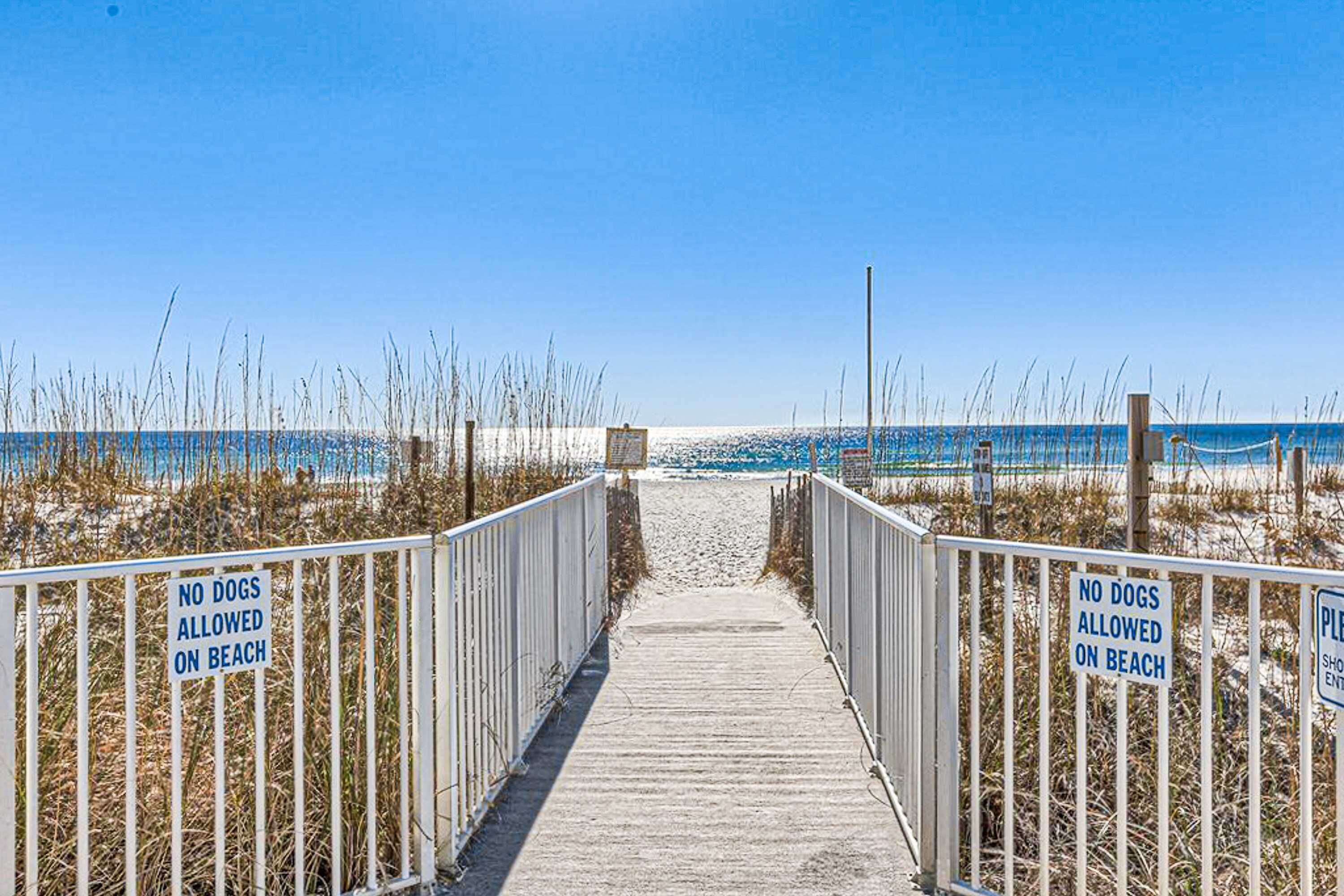 Beach nearby