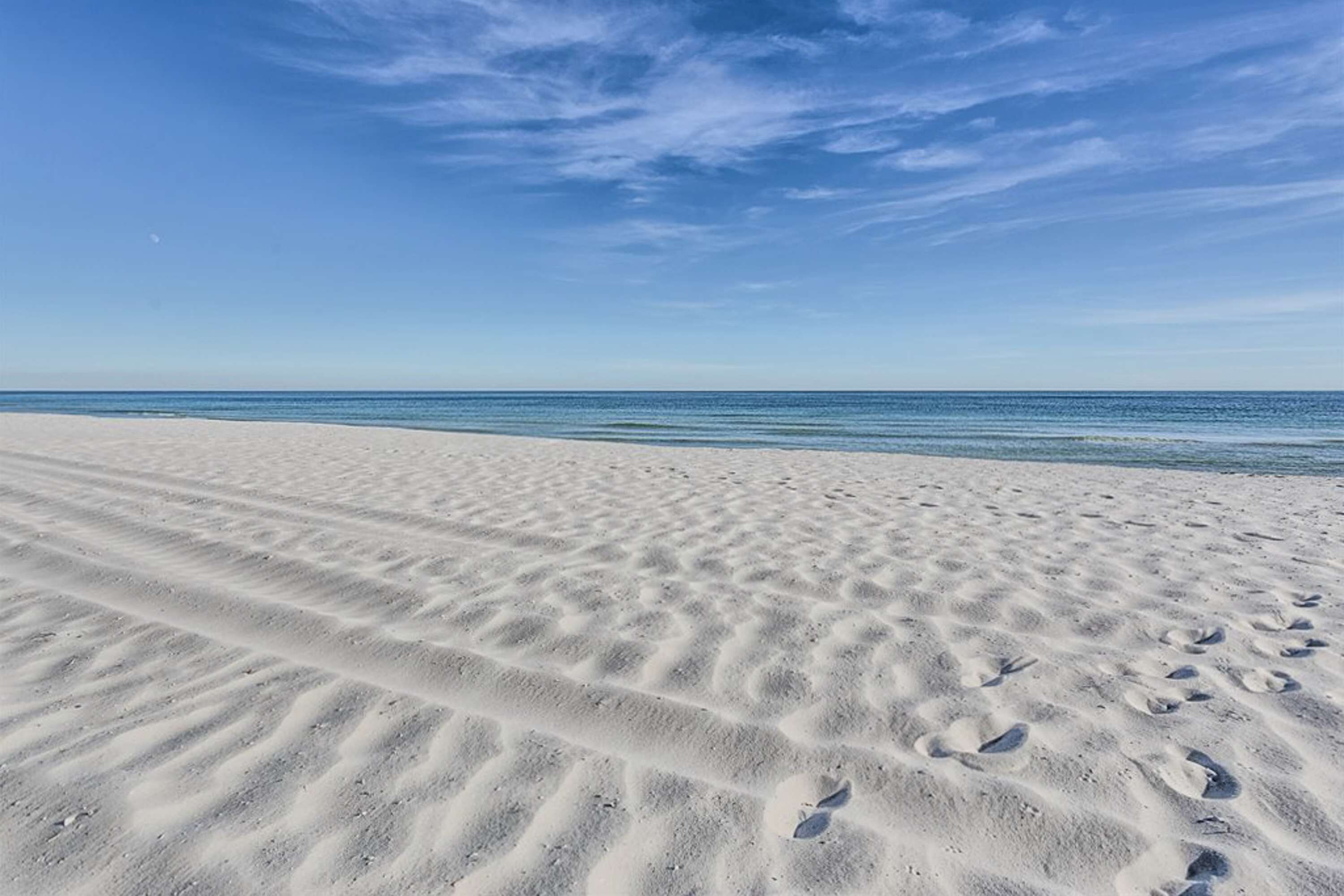 On the beach