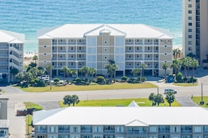 Exterior - Gulf-Front condo with balcony, beach access, WiFi, AC, & outdoor pool (Orange Beach)