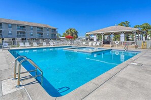 Pool - Snowbird-Friendly Condo with Private Balcony, Gas Grill, Jetted Tub, Shared Pool (Orange Beach)