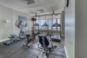 Fitness facility - Waterfront condo w/ an open dining & living area, private balcony, shared pools (Orange Beach)