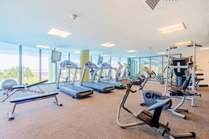 Fitness facility - Sunlit beach condo with pool, hot tub, & amazing view - steps to the sand (Dauphin Island)