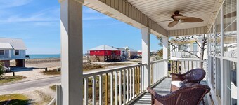 Dog-Friendly Oceanside Home with Free WiFi, Central AC, Private W&D, Balcony