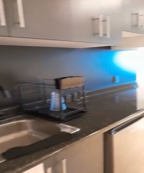 Luxury Studio | Private kitchen | Fridge, microwave, stovetop, cookware/dishes/utensils - Hotelito Boutique  (Huixquilucan)