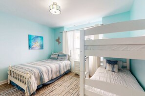 4 bedrooms, iron/ironing board, WiFi, bed sheets - Two-story, dog-friendly home with partial ocean views, decks, private washer,dryer (Dauphin Island)