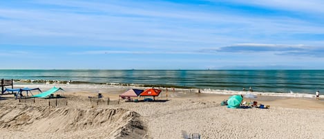 On the beach