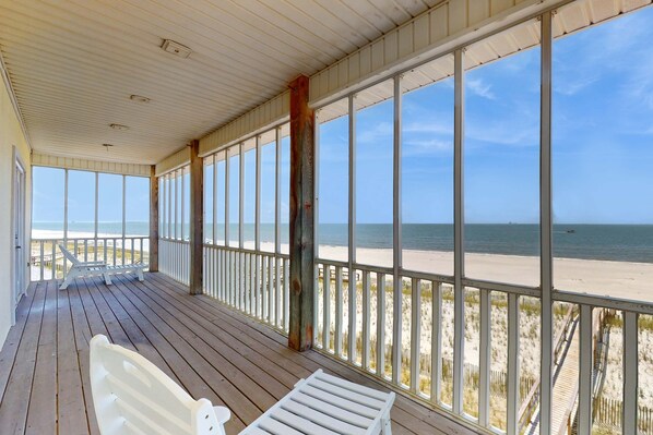 Property grounds - Gulf-front home in a gated community with easy access to the beach & amazing views (Dauphin Island)