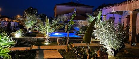 Overnattingsstedets uteområder