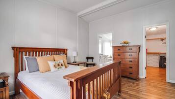 3 bedrooms, iron/ironing board, travel cot, WiFi