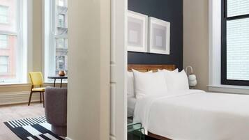 1 soverom, strykejern/-brett, reiseseng for barn og wi-fi