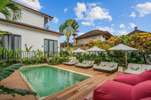 Deluxe Suite, Kitchen, Pool View | View from room - Palermo Suites by DH (Ubud)