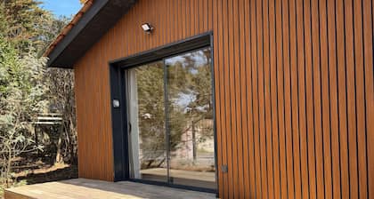 la cabane de la plage, au milieu des pins, parking privé, 300m de la plage