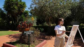 Overnatningsstedets område