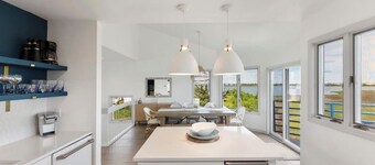 Family-Friendly Beach House with Peaceful Inlet Views.